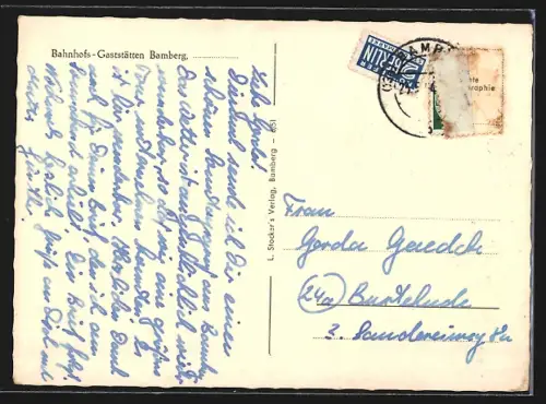 AK Bamberg, Michaelsberg mit Schloss