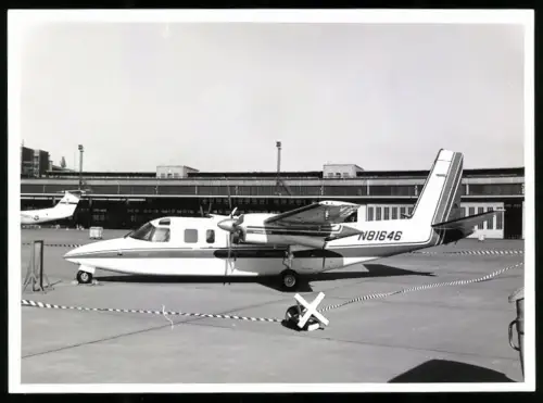 Fotografie Flugzeug Rockwell 690B Turbo Commander N81646 in Berlin-Tempelhof