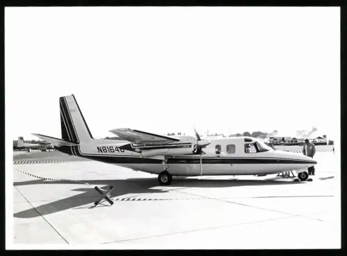Fotografie Flugzeug Rockwell 690B Turbo Commander N81646