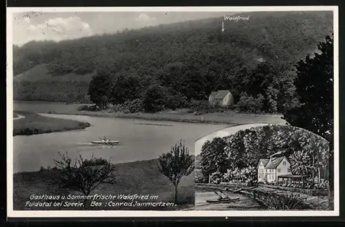 AK Speele / Fuldatal, Gasthaus Waldfried, Bes. Conrad Jammertzen