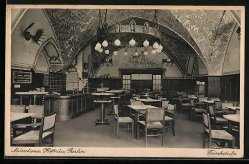 AK Berlin, Restaurant Münchener Hofbräu im Europahaus