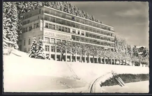 AK Leysin, Sanatorium Alpes Vaudoises en hiver