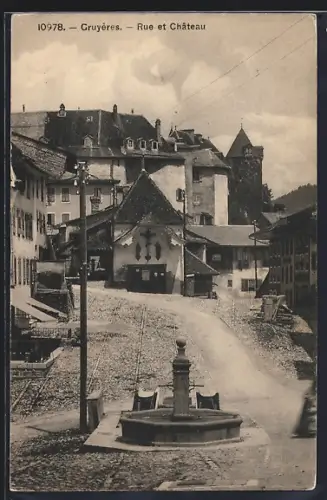 AK Gruyères, Rue et Chateau