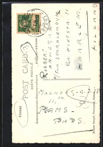 AK Gstaad, Teilansicht im Winter