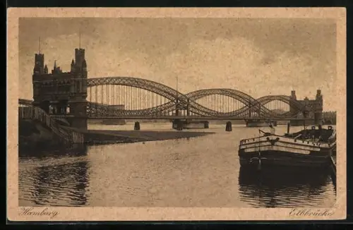 AK Hamburg-Rothenburgsort, Elbbrücke