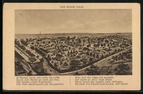 AK Hamburg, Das Rauhe Haus, Gesamtansicht
