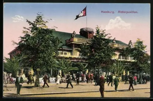 AK Hamburg-Neustadt, Alsterpavillon