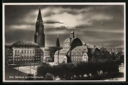 AK Kiel, Rathaus und Stadttheater