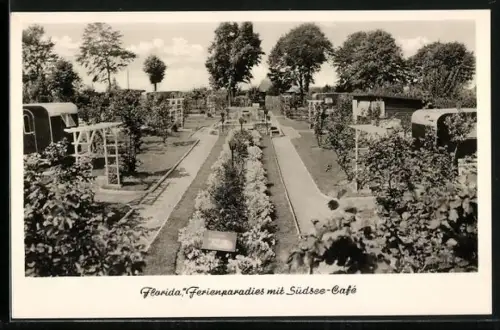 AK Scharbeutz, Ferienparadies Florida, Südsee-Café, Bes. R. Hebestreit