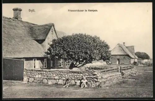 AK Kampen /Sylt, Friesenhäuser
