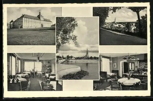 AK Schleswig, Schloss, Dom, Hotel Deutsches Haus, Inh. Grethe Cohrs