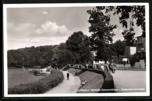 AK Malente-Gremsmühlen, Diekseepromenade