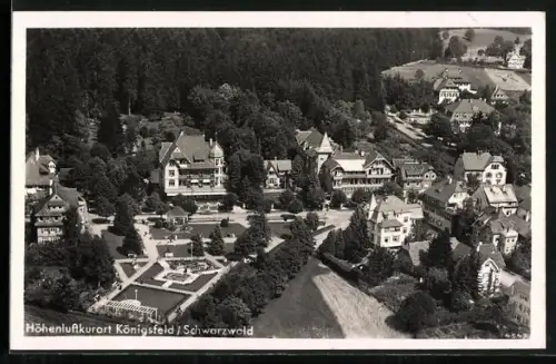 AK Königsfeld /Schwarzwald, Parkanlagen, Villen