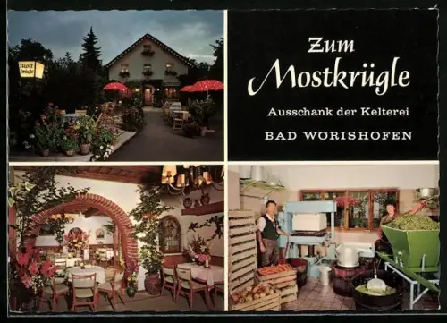 AK Bad Wörishofen, Zum Mostkrügle v. Franz u. Katharina Maier