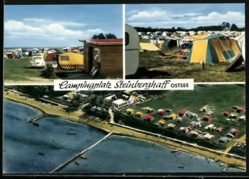 AK Steinberghaff, Campingplatz Gruber, Zelte, Wohnwagen, Strand