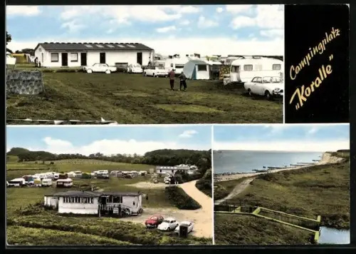 AK Vogelsang-Grünholz, Campingplatz Koralle, Fischleger-Strand, Inh. Kurt Voigt