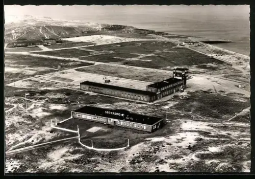 AK Hörnum /Sylt, See-Casino, Flugplatz
