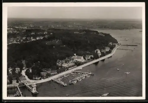 AK Kiel, Hindenburg-Ufer, Düsternbrook, Hafenansicht