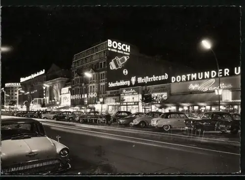 AK Berlin-Charlottenburg, Kurfürstendamm, Hotel am Zoo