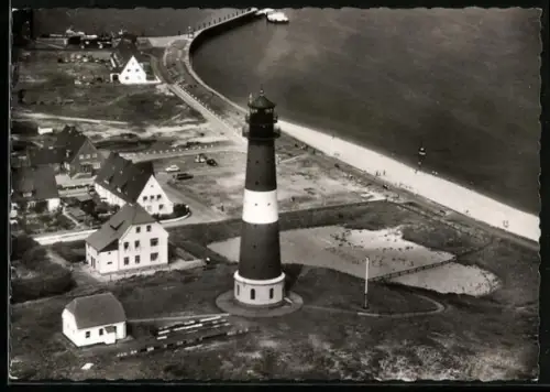 AK Hörnum auf Sylt, Leuchtturm, Strand, Hafen