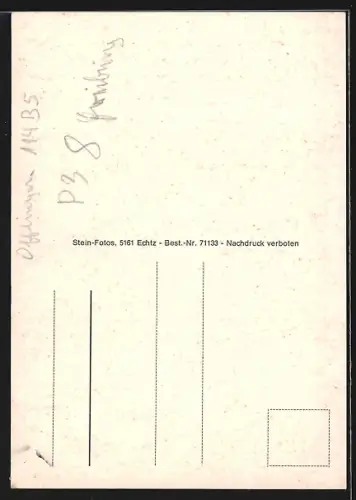 AK Oberöfflingen, Ortsansichten mit umliegenden Feldern