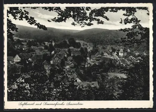 AK Lauenstein / Salzhemmendorf, Blick auf den Ort