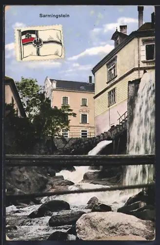 AK Sarmingstein, Ortspartie am Fluss