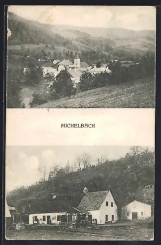 AK Michelbach /N.-Oe., Ferd. Karrers Gasthaus in Mayerhöfen