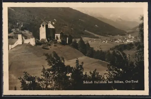 AK Sillian /Ost-Tirol, Schloss Heinfels und Ort