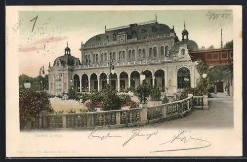 AK Baden bei Wien, Kurhaus mit Anlagen