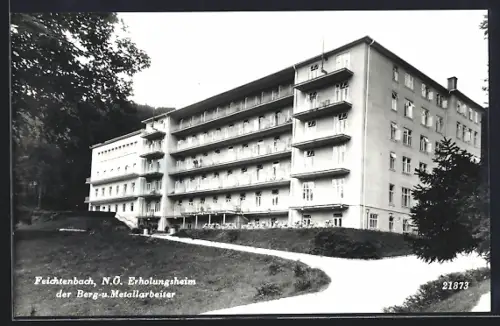 AK Feichtenbach /N.-Oe., Erholungsheim der Berg- u. Metallarbeiter