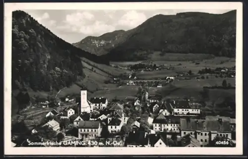 AK Gaming /N.-Oe., Teilansicht mit Umgebung aus der Vogelschau
