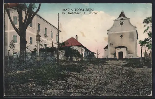 AK Maria Trost-Berg bei Rohrbach, Blick auf die Kirche