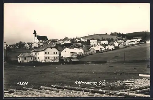 AK Kefermarkt /O. Ö., Blick auf den Ort