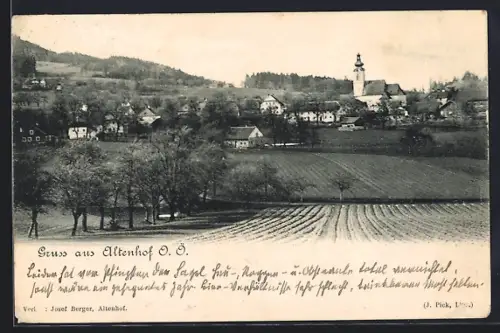 AK Altenhof /O. Ö., Blick auf den Ort