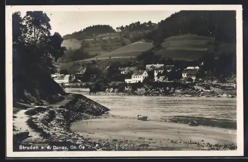 AK Struden a.d. Donau, Ortspartie