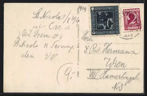 AK Struden a.d. Donau, Ortspartie
