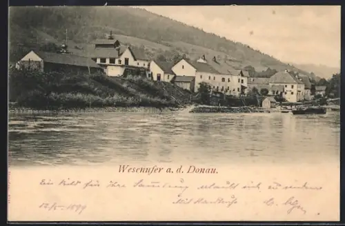 AK Waldkirchen am Wesen, Wesenufer an der Donau