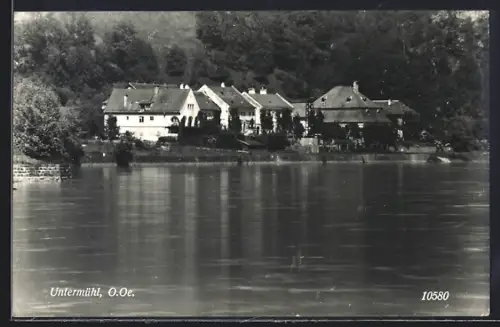 AK St. Martin im Mühlkreis, Untermühl, Uferpartie