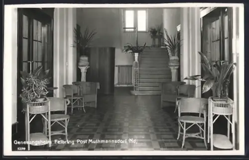 AK Muthmannsdorf /Nd., Genesungsheim Felbring, Innenansicht