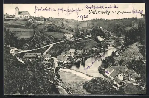 AK Neufelden, Unternberg mit Kirche