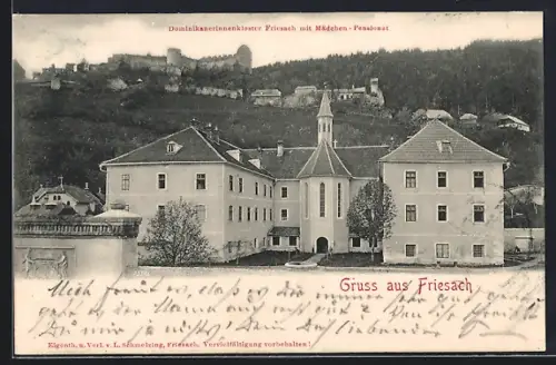 AK Friesach, Dominikanerinnenkloster mit Mädchen-Pensionat