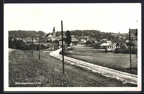 AK Waizenkirchen /O.-Oe., Landstrasse am Orteingang