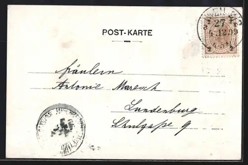 AK Wien, Rudolfskaserne mit Augartenbrücke