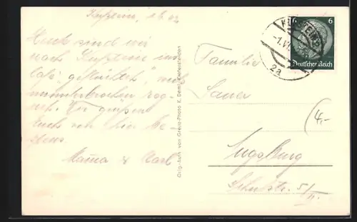 AK Windhag, Kapelle und wilder Kaiser