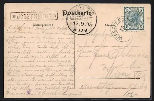 AK Wienerbruck, Teilansicht mit Oetscher