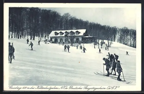 AK Gaisberg bei Kaltenleutgeben, Deutsches Bergsteigerheim Oe. G. V.