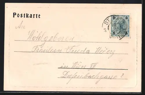 AK St. Paul, Teilansicht aus der Vogelschau