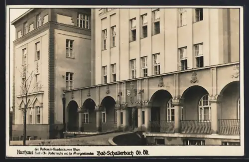 AK Bad-Schallerbach, Kurhaus des Verbands-Krankenhauses Wien