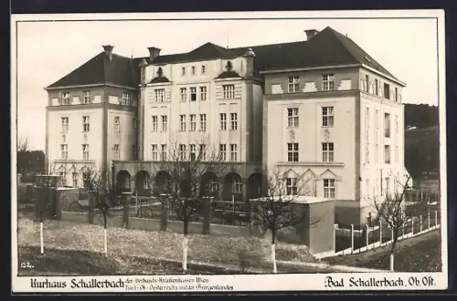 AK Bad Schallerbach, Partie am Kurhaus